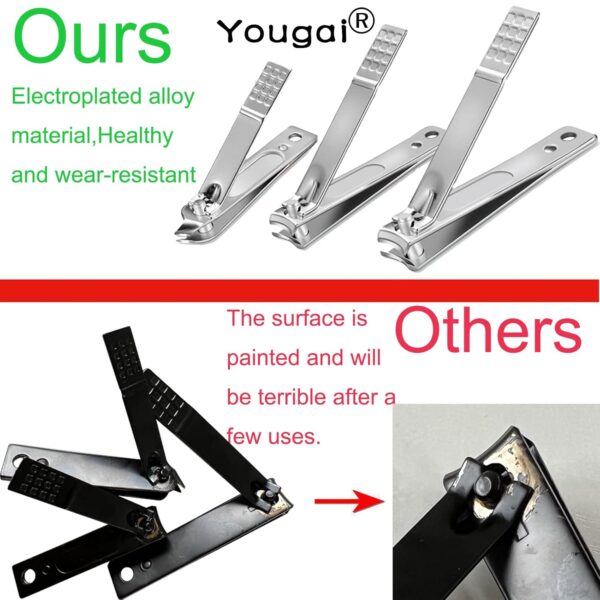 Nail Clippers Set Fingernail and Toenail Clipper Cutters, Manicure Pedicure Kit 18 Pieces Stainless Steel Professional Grooming Kits, Nail Care Tools with Luxurious Travel Case - Image 6