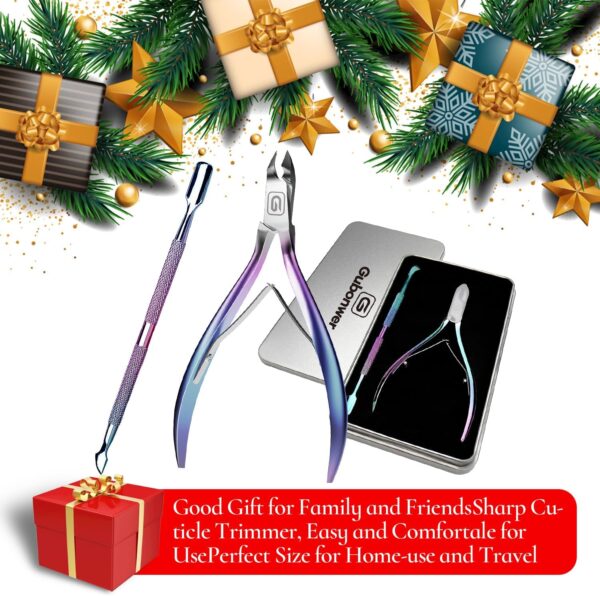 Cuticle Trimmer 3/4 Jaw Extremely Sharp Cuticle Nippers Scissors Stainless Steel Clippers Cutter Remover Pedicure Manicure Nail Tool, cuticle pusher, nail cuticle trimmer professional cuticle cutter - Image 7